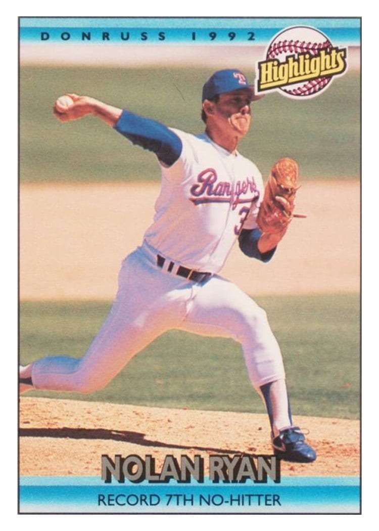 1992 Donruss Base Set Nolan Ryan #154 card