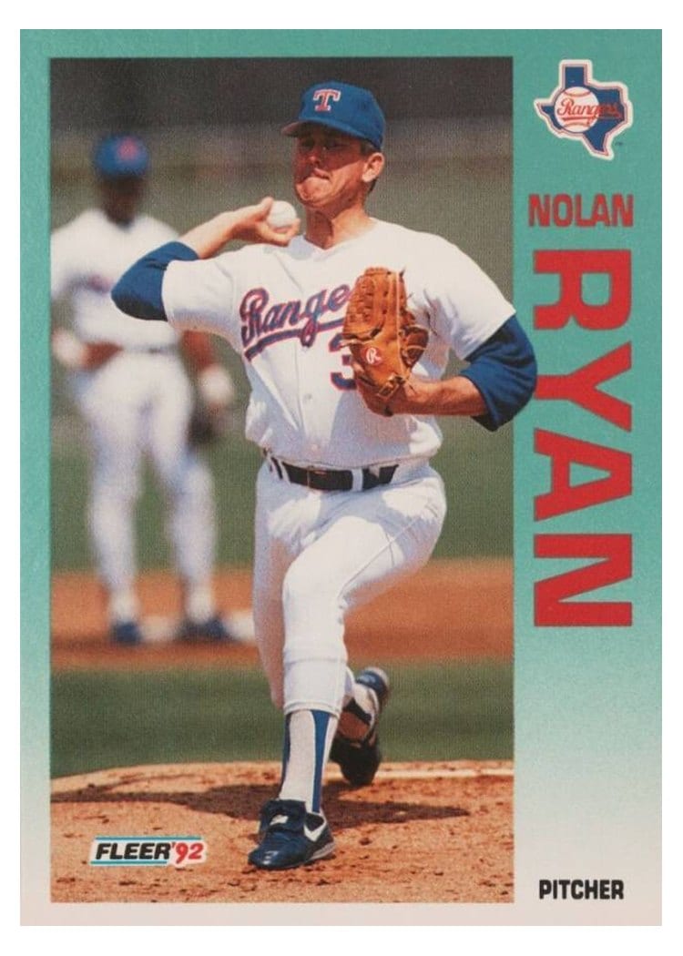 1992 Fleer Base Set Nolan Ryan #320 card