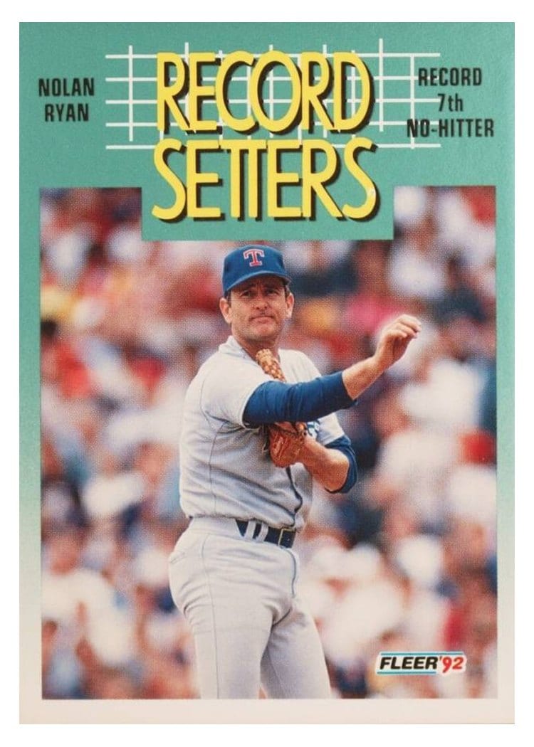 1992 Fleer Base Set Nolan Ryan #682 card