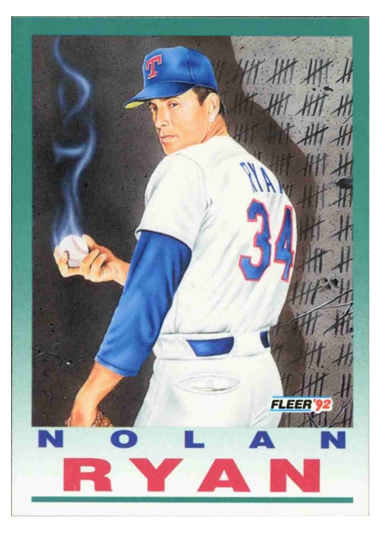 1992 Fleer Base Set Nolan Ryan #710 card