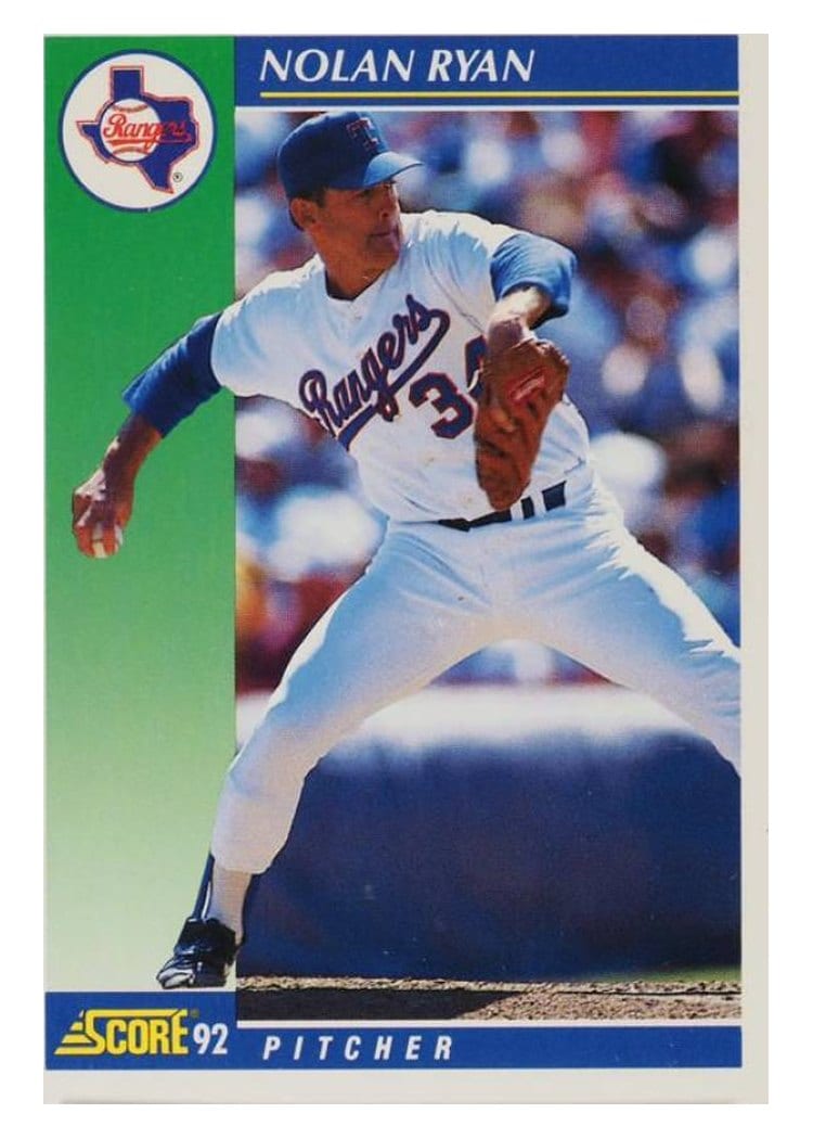 1992 Score Base Set Nolan Ryan #2 card