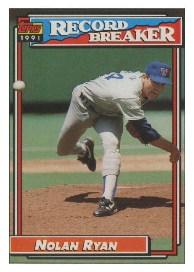 1992 Topps Base Set Nolan Ryan #4 card