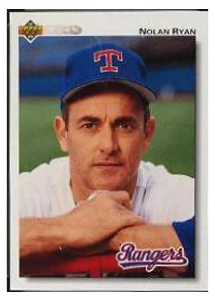 1992 Upper Deck Base Set Nolan Ryan #655 card