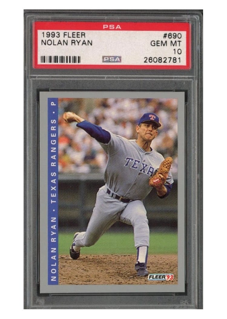 1993 Fleer Base Set Nolan Ryan #690 card