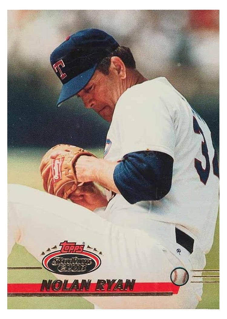 1993 Stadium Club Base Set Nolan Ryan #353 card
