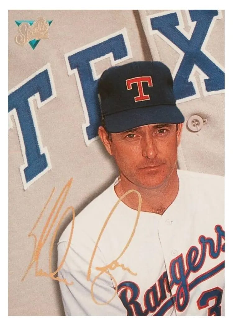 1993 Studio Nolan Ryan #71 card