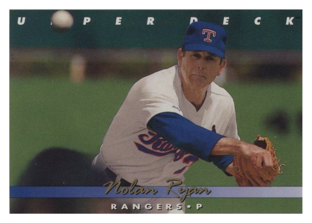 1993 Upper Deck Base Set Nolan Ryan #155 card