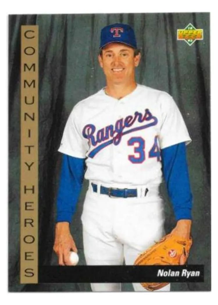 1993 Upper Deck Base Set Nolan Ryan #37 card