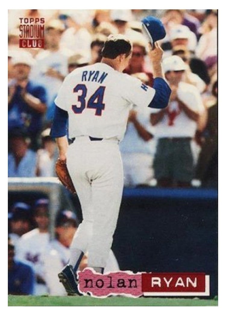 1994 Stadium Club Base Set Nolan Ryan #34 card