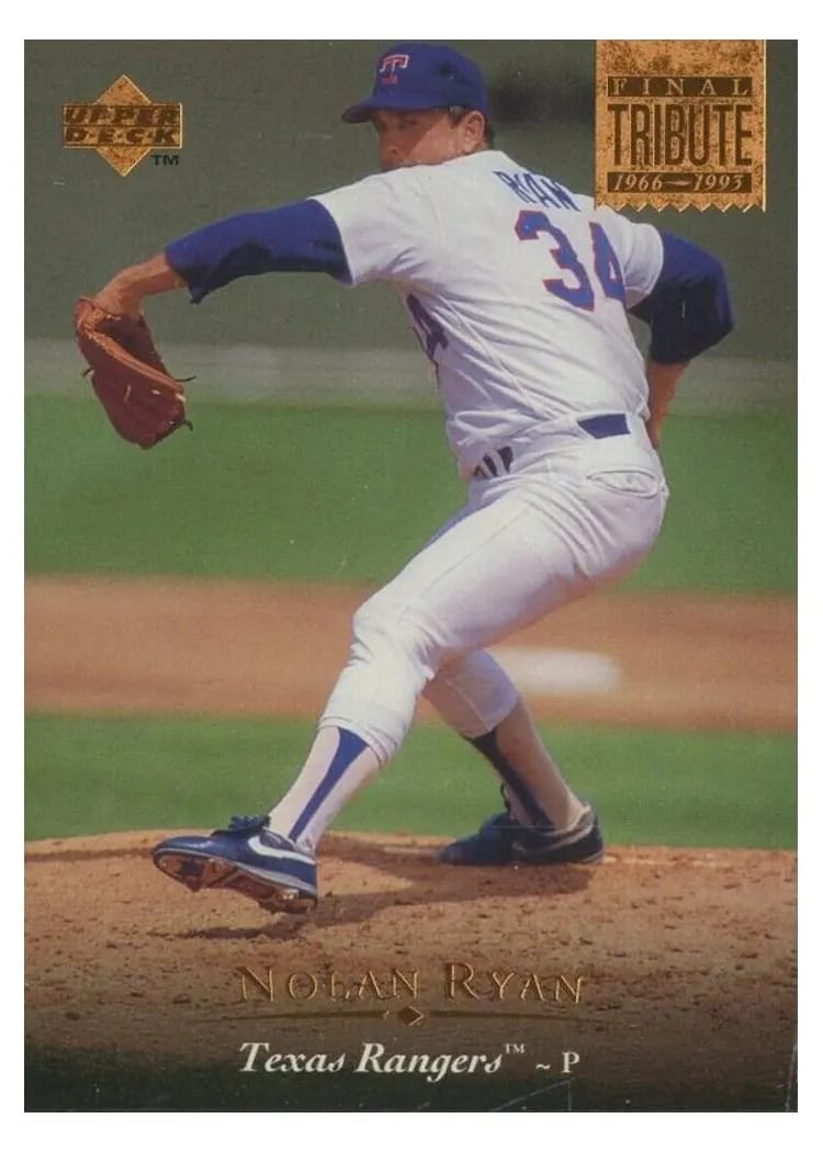 1995 Upper Deck Nolan Ryan #448 card
