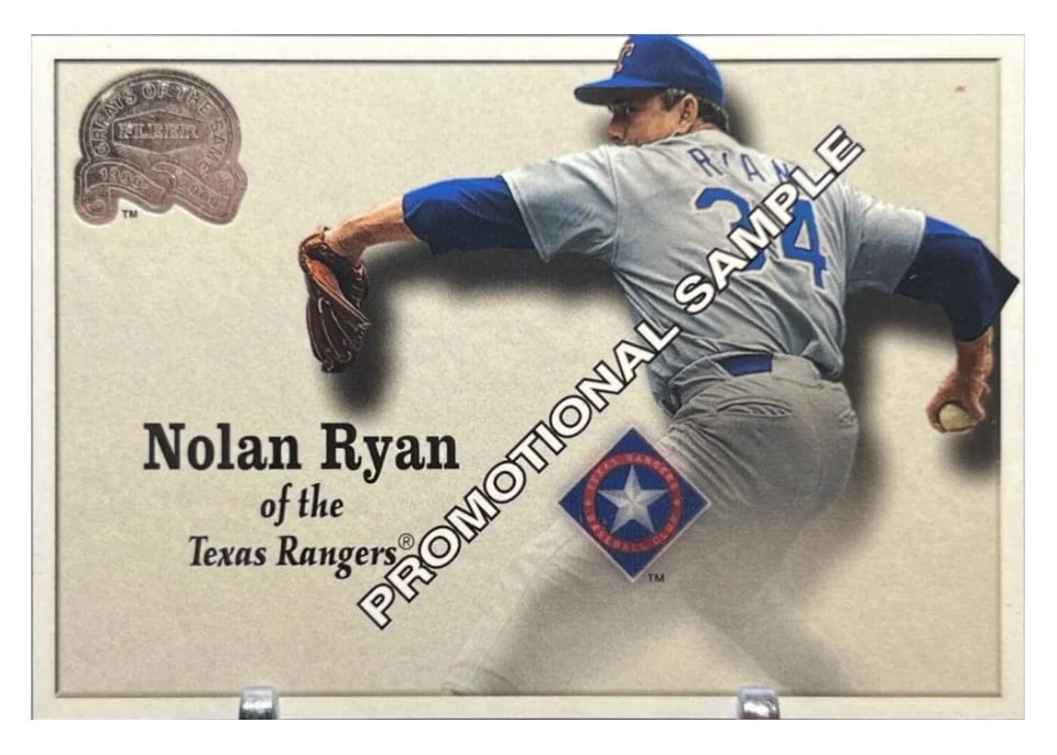 2000 Fleer Greats Nolan Ryan #33 card
