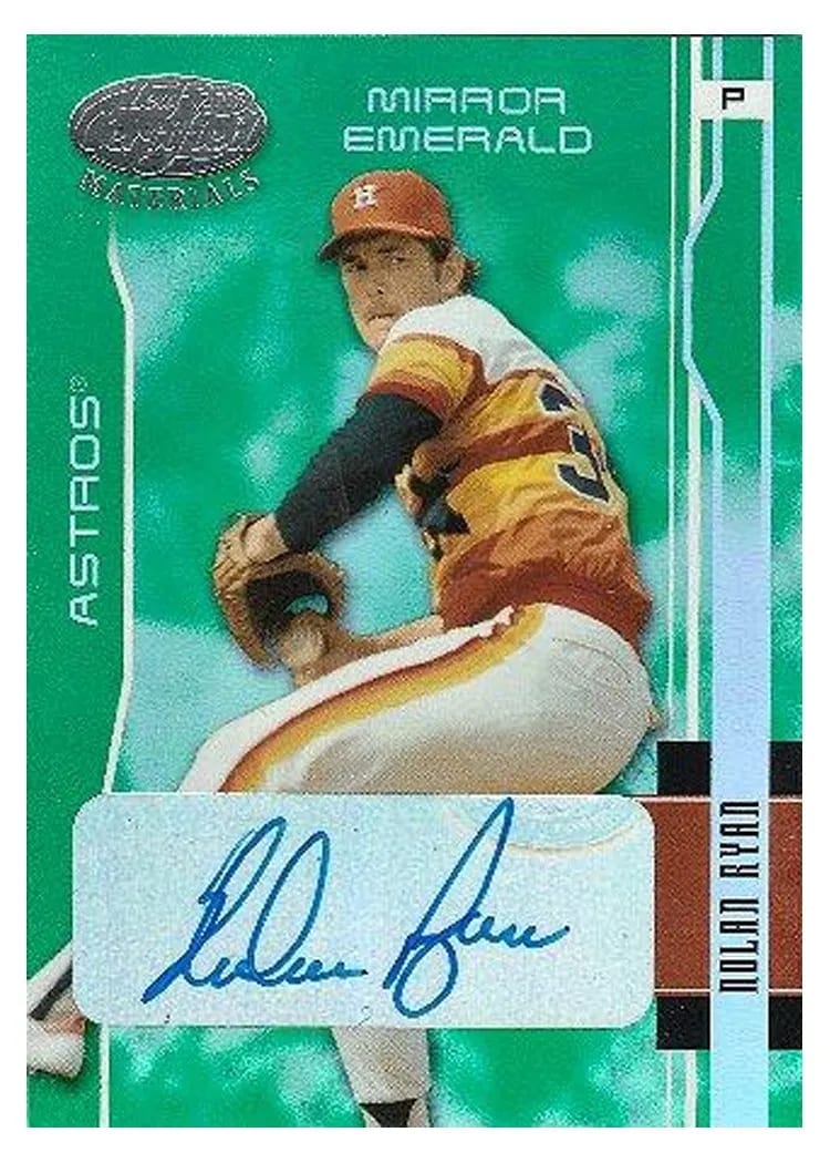 2003 Leaf Certified Materials Nolan Ryan #72 card