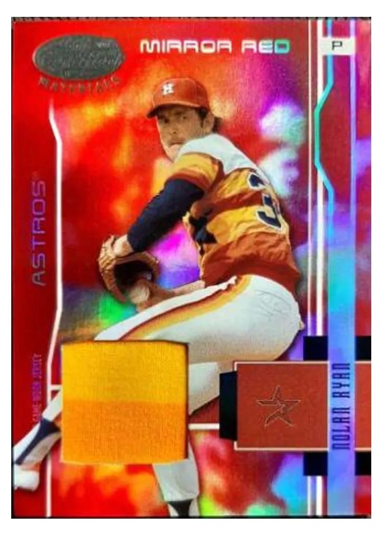 2003 Leaf Certified Materials Nolan Ryan #72 card