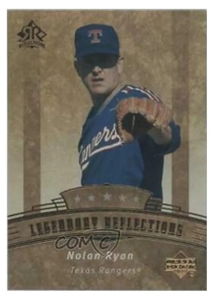 2005 Upper Deck Reflections Nolan Ryan #156 card