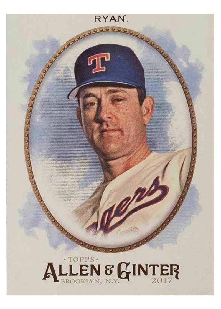 2017 Topps Allen & Ginter Base Set Nolan Ryan #60 card