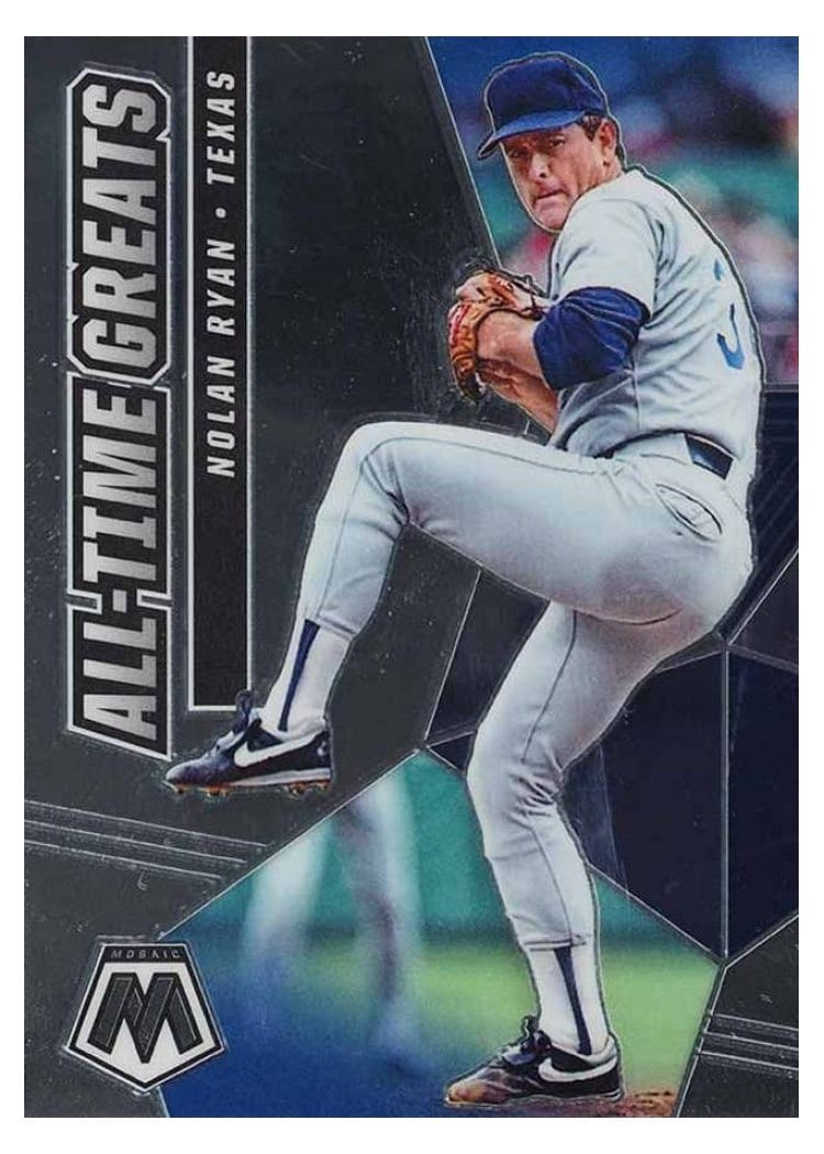 2021 Panini Mosaic All-Time Greats Nolan Ryan #ATG9 card
