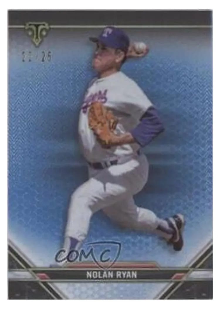 2021 Topps Triple Threads Base Set Nolan Ryan #10 card