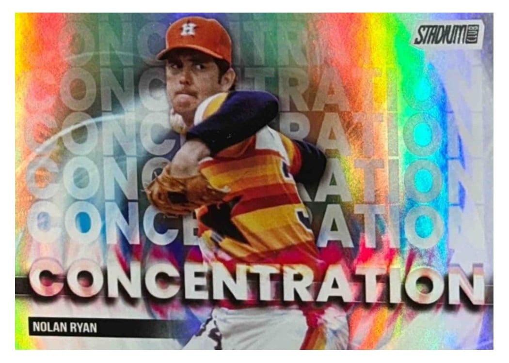 2025 Stadium Club Concentration Nolan Ryan #C-8 card
