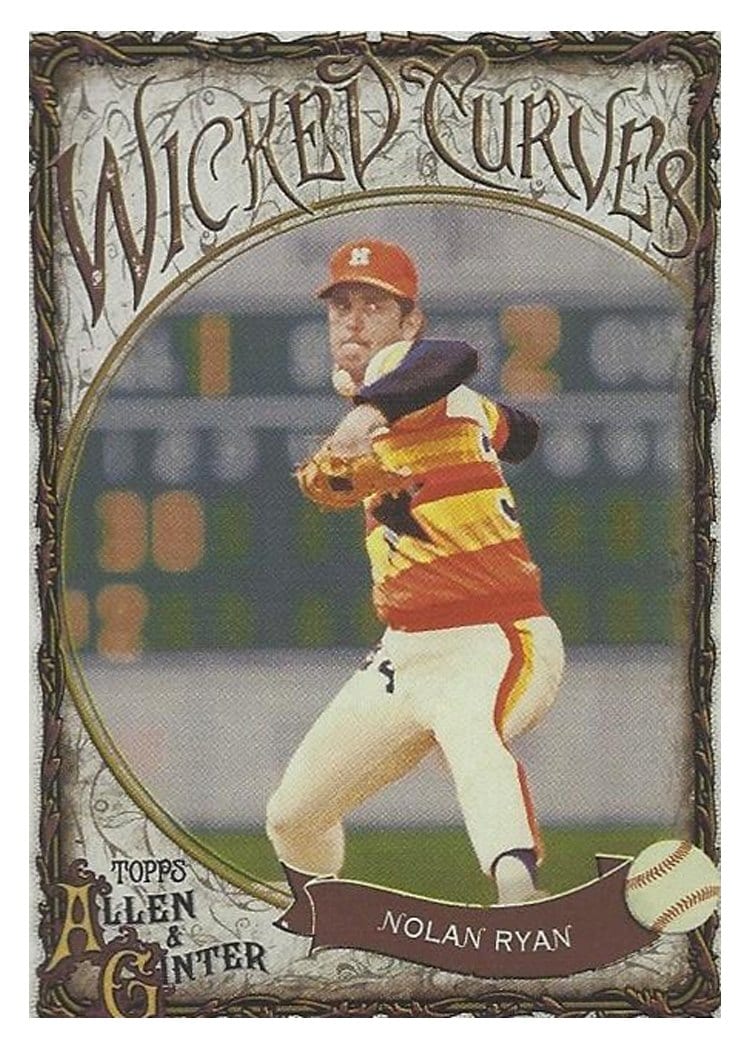 2025 Topps Allen & Ginter Wicked Curves Nolan Ryan #WC-3 card