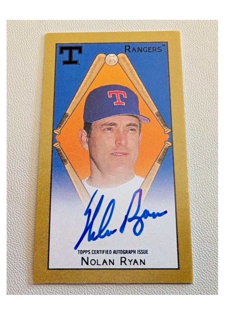 2025 Topps T205 Autographs Nolan Ryan card
