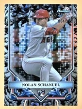 2024 Bowman Sterling Base Set Nolan Schanuel #BSR-34 card