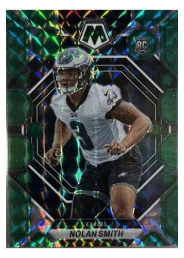 2023 Panini Mosaic Base Set Nolan Smith Green #353 card