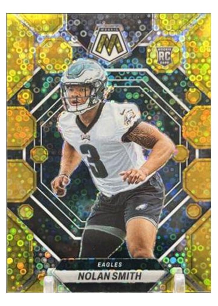 2023 Panini Mosaic Base Set Nolan Smith No Huddle Gold #353 card