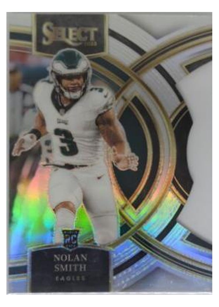 2023 Panini Select Base Set Nolan Smith Silver Prizm Die-Cut #108 card