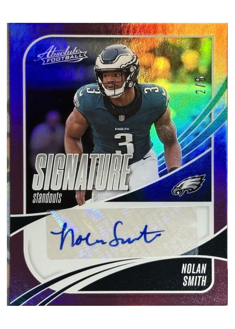 2025 Panini Absolute Signature Standouts Nolan Smith #SS-NSH card