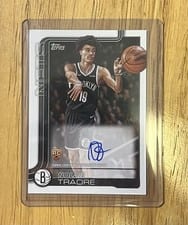 2025-26 Topps Flagship Real One Rookie Autographs Nolan Traore #TFRR-NT card