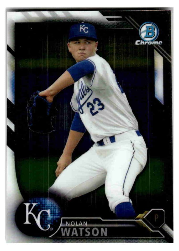 2016 Bowman Chrome Prospects Nolan Watson #BCP86 card