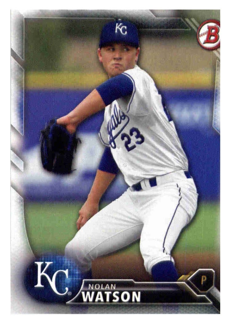 2016 Bowman Prospects Nolan Watson #BP86 card