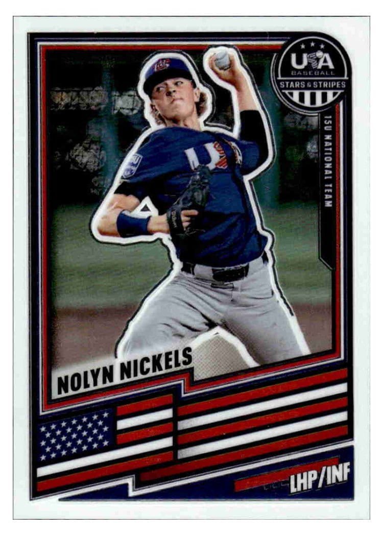 2026 Panini Stars & Stripes Prizm Base Set Nolyn Nickels #57 card