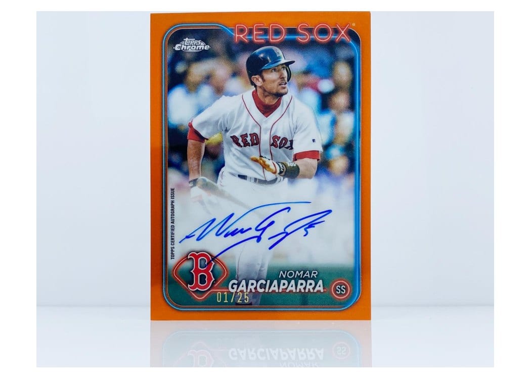 2024 Topps Chrome Chrome Legend Autographs Nomar Garciaparra #CLA-NG card