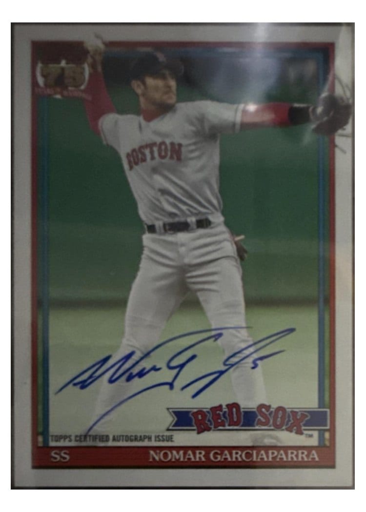 2026 Topps 1991 Topps Autographs Nomar Garciaparra Black #91A-NG card
