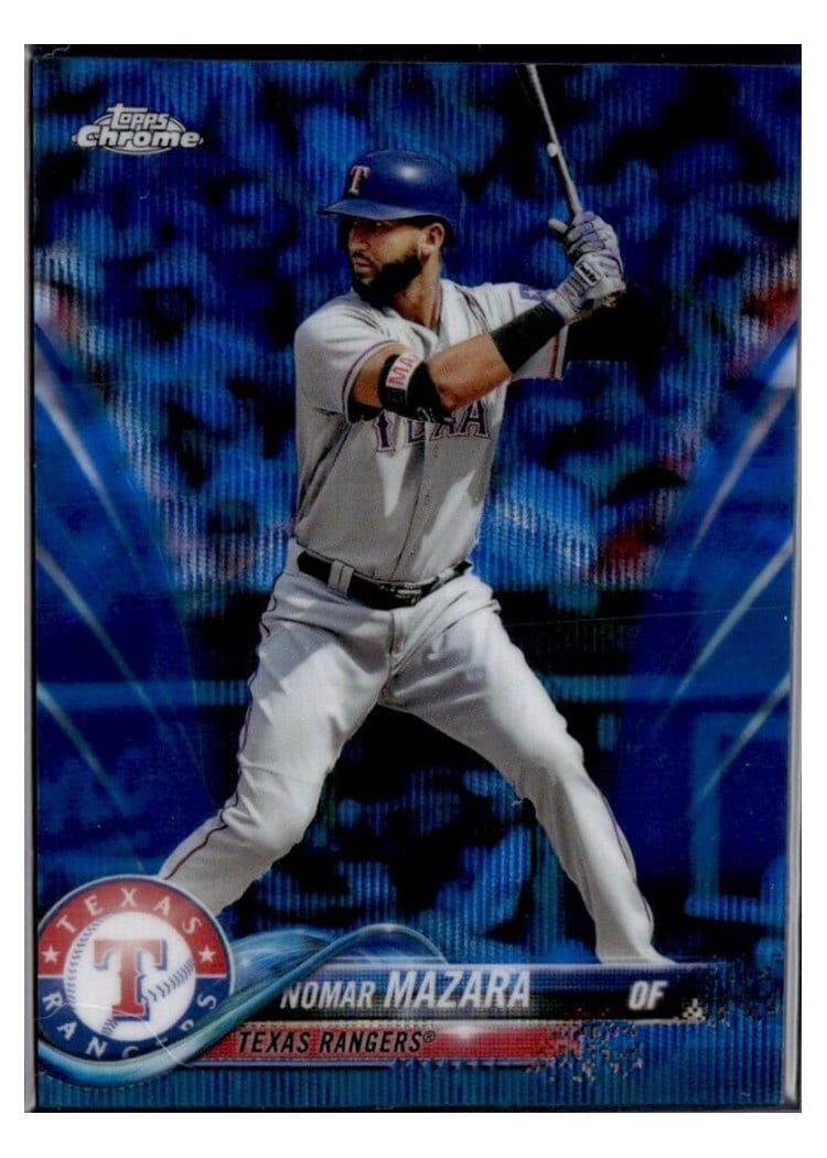 2018 Topps Chrome Base Set Nomar Mazara #178 card