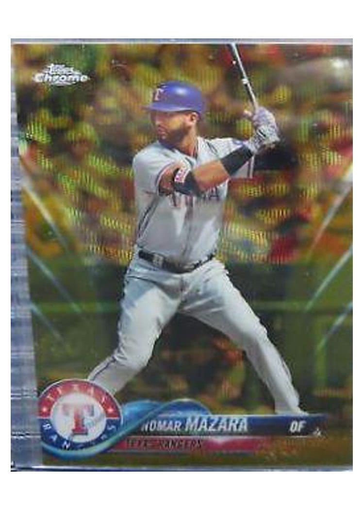 2018 Topps Chrome Base Set Nomar Mazara #178 card