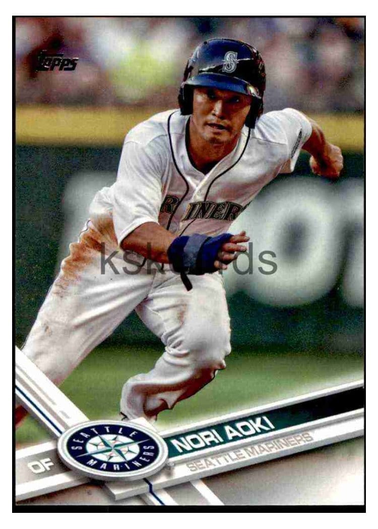 2017 Topps Base Set Nori Aoki #153 card