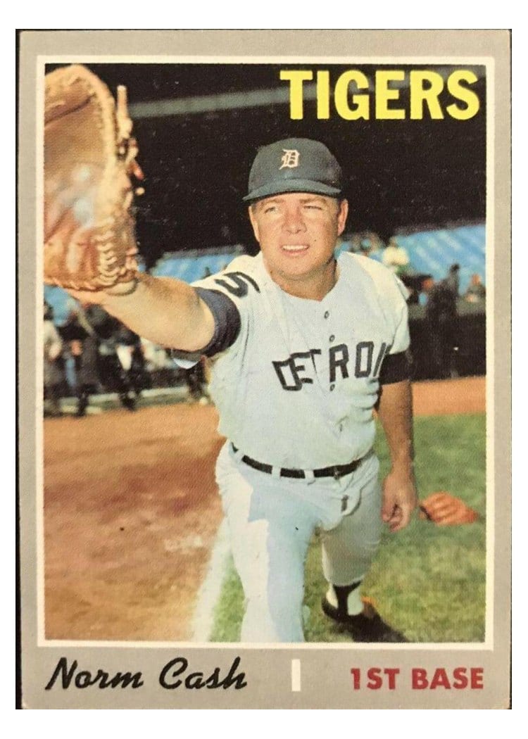 1970 Topps Norm Cash #611 card