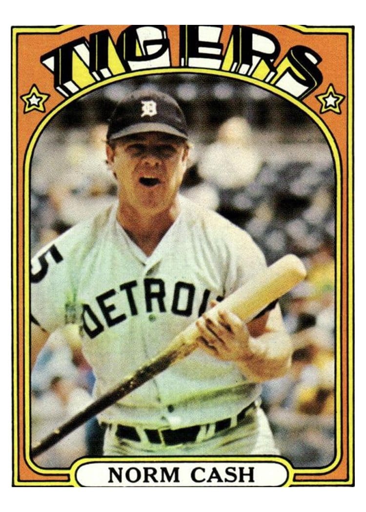 1972 Topps Norm Cash #150 card