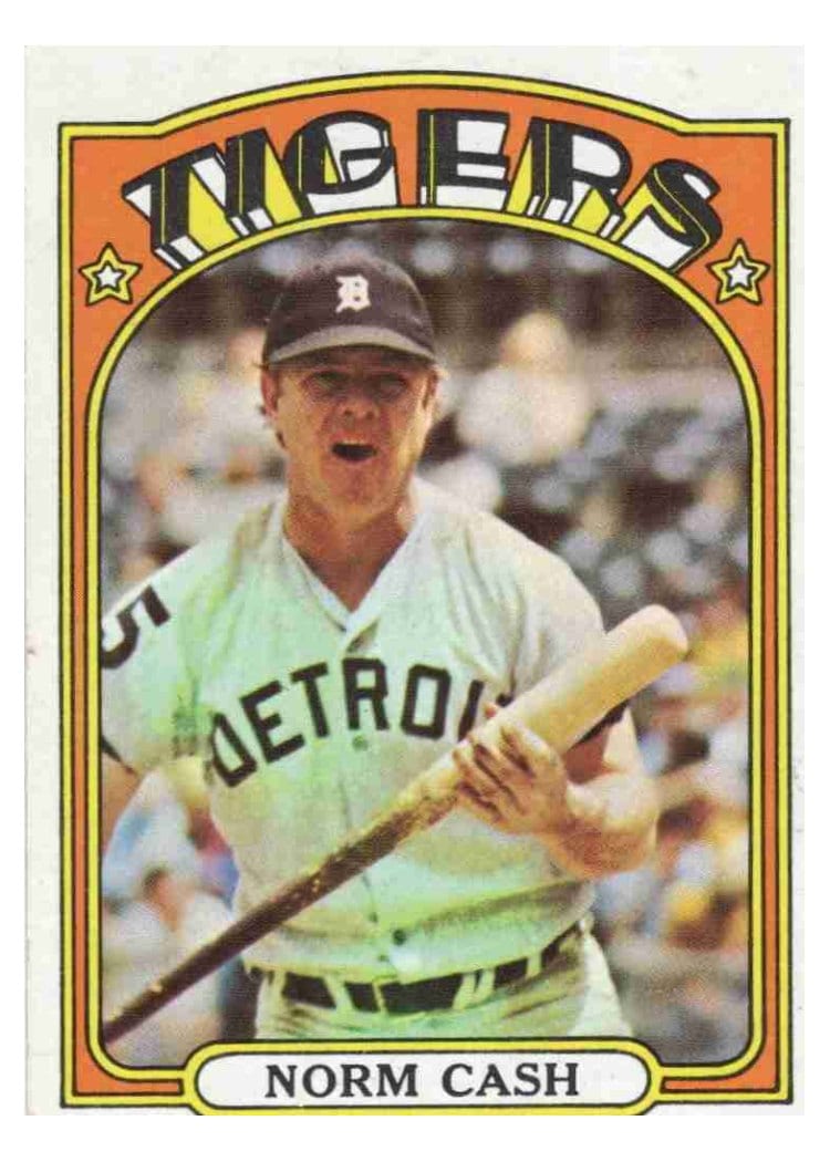 1972 Topps Base Set Norm Cash #150 card