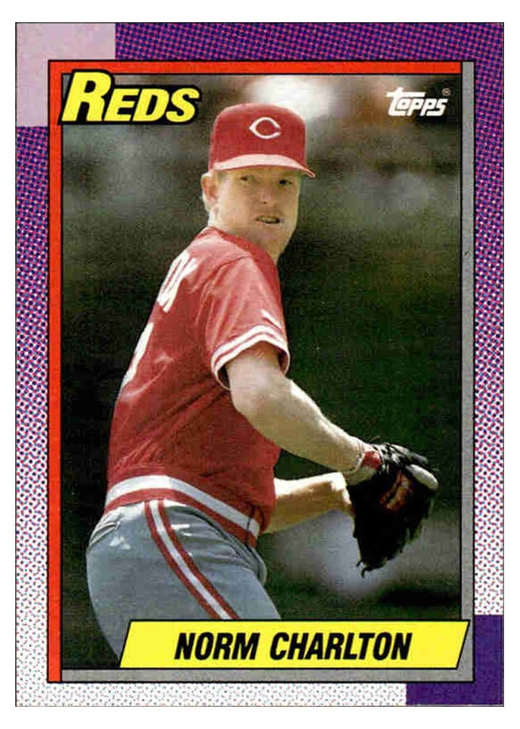 1990 Topps Base Set Norm Charlton #289 card