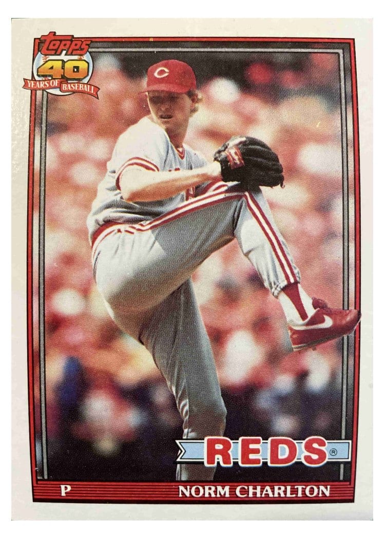 1991 Topps Base Set Norm Charlton #309 card