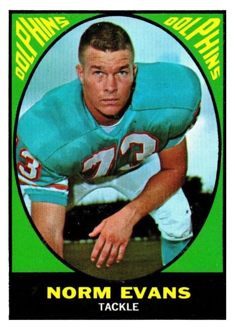 1967 Topps Norm Evans #85 card