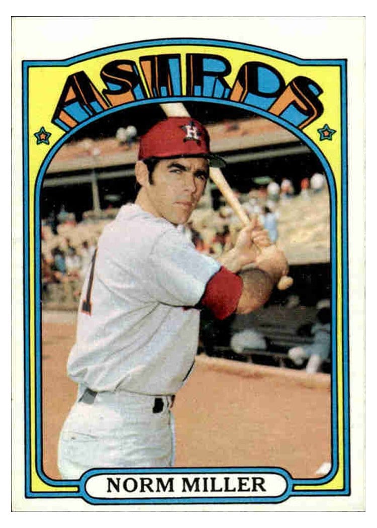 1972 Topps Base Set Norm Miller #466 card