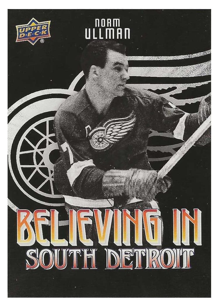 2025-26 Upper Deck Detroit Red Wings Centennial Believing in South Detroit Auto Norm Ullman #BSD-19 card