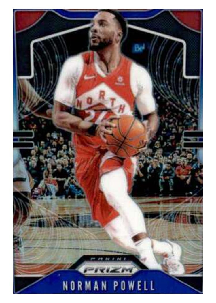 2019-20 Panini Prizm Base Set Norman Powell #159 card