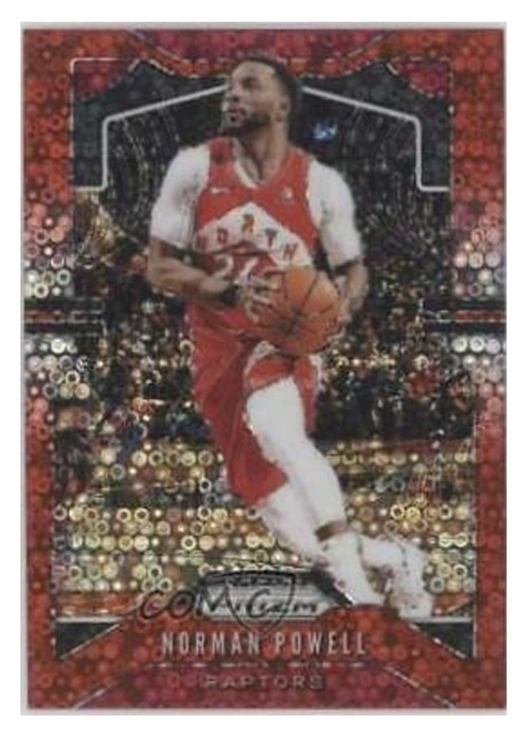 2019-20 Panini Prizm Base Set Norman Powell #159 card
