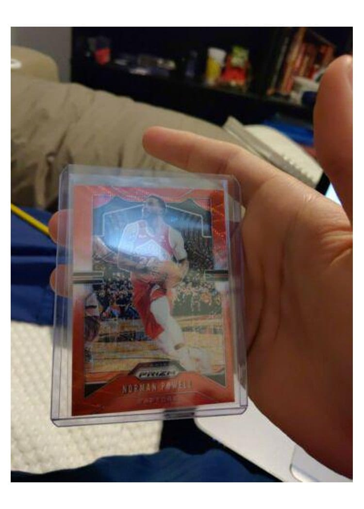 2019-20 Panini Prizm Base Set Norman Powell #159 card