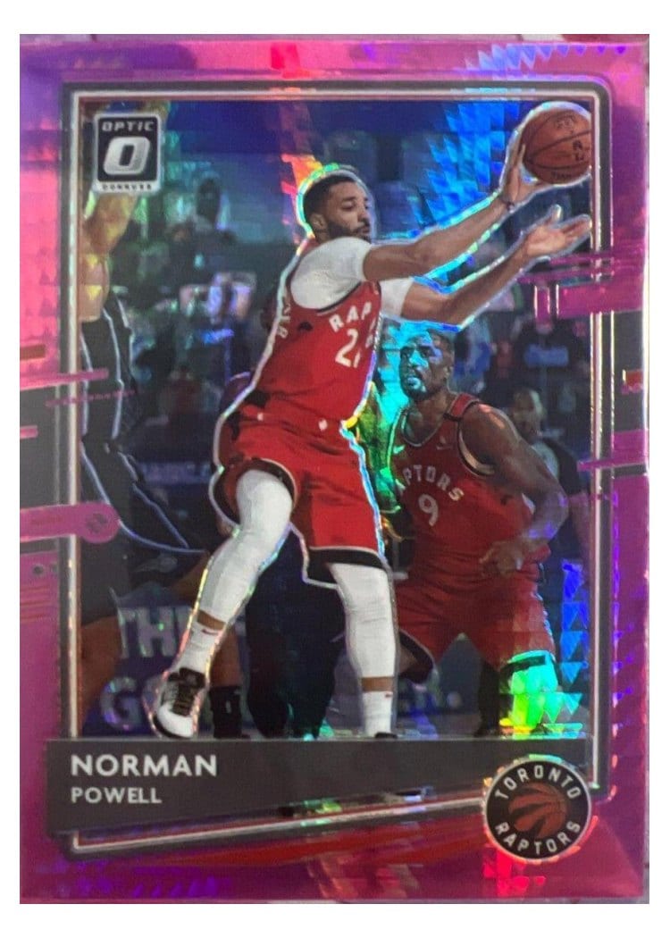 2020-21 Donruss Optic Base Set Norman Powell Hyper Pink #50 card